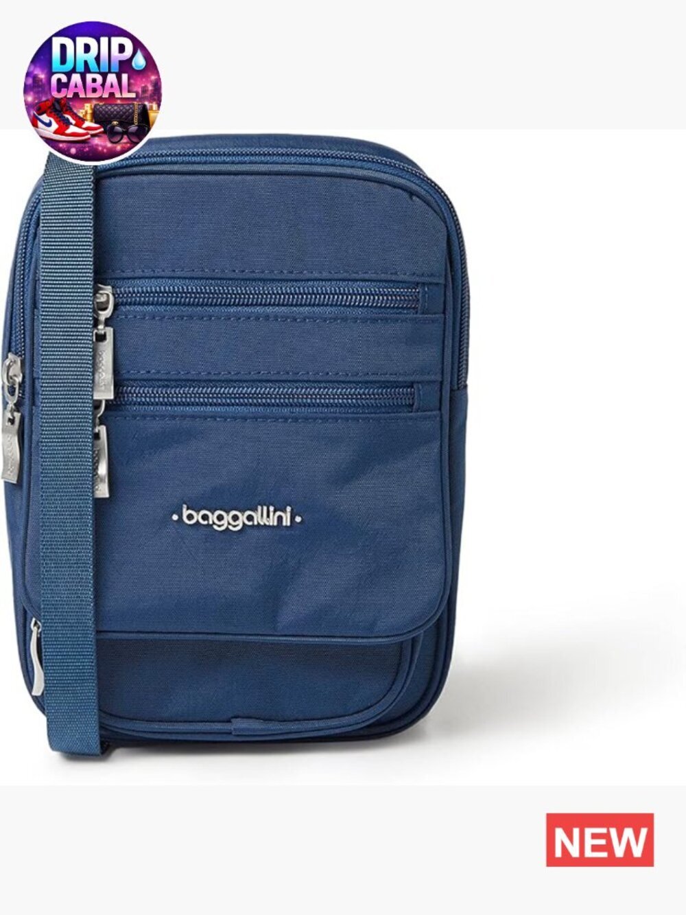 Lightweight Crossbody Bag with RFID Protection - Machine Washable Travel Handbag